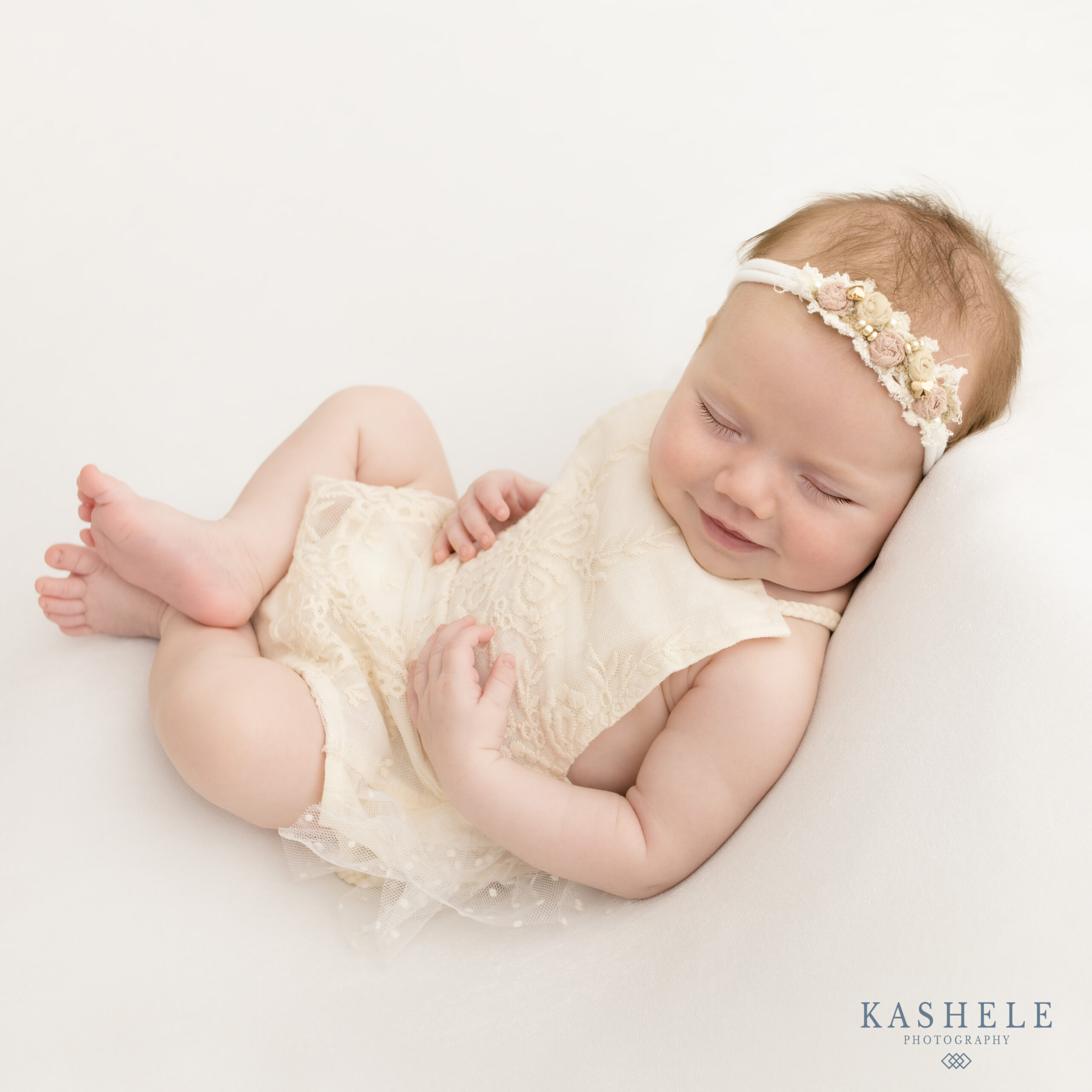 Newborn Pose Ideas | Baby Girl Emilia Charlotte, NC